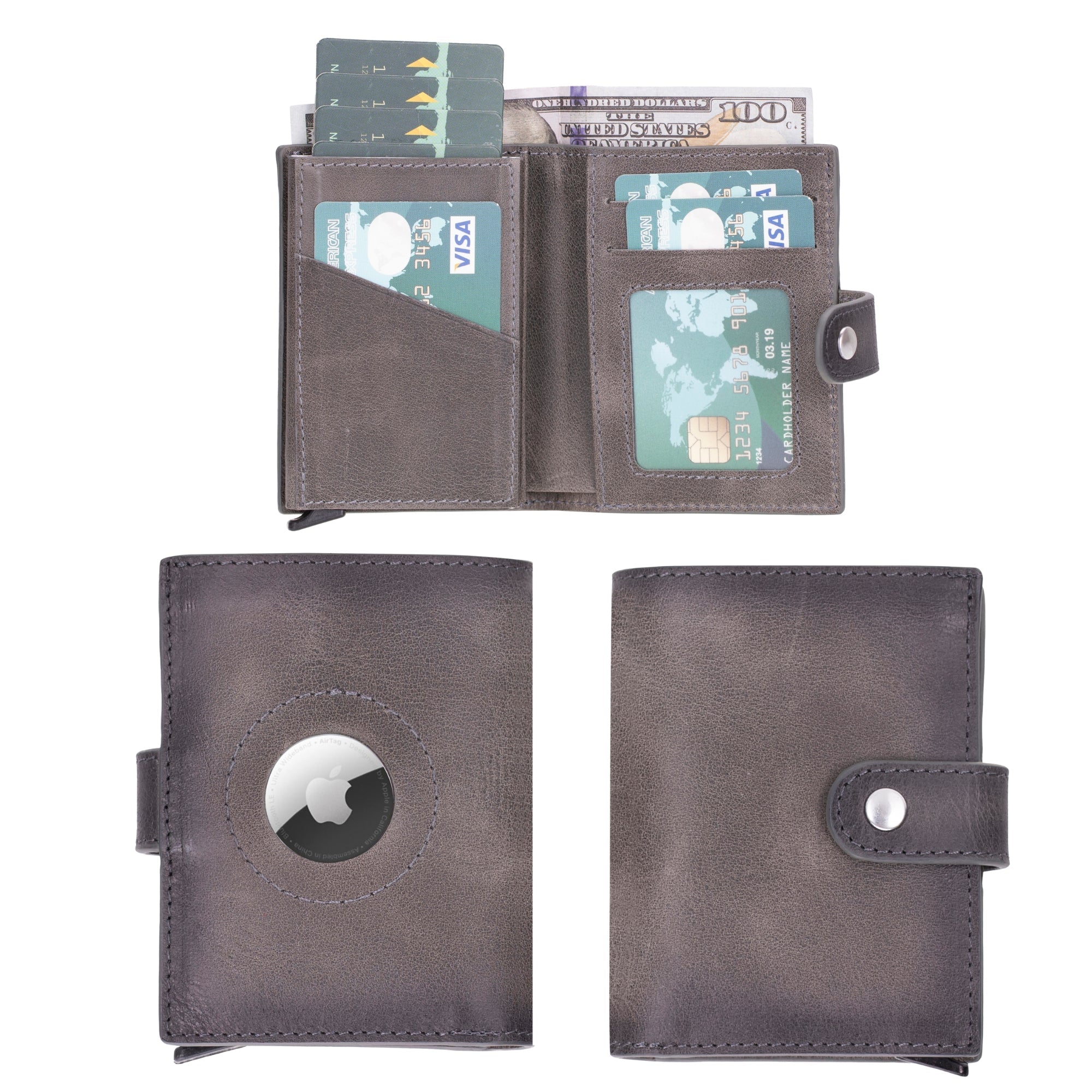 Douglas Leather AirTag Wallet