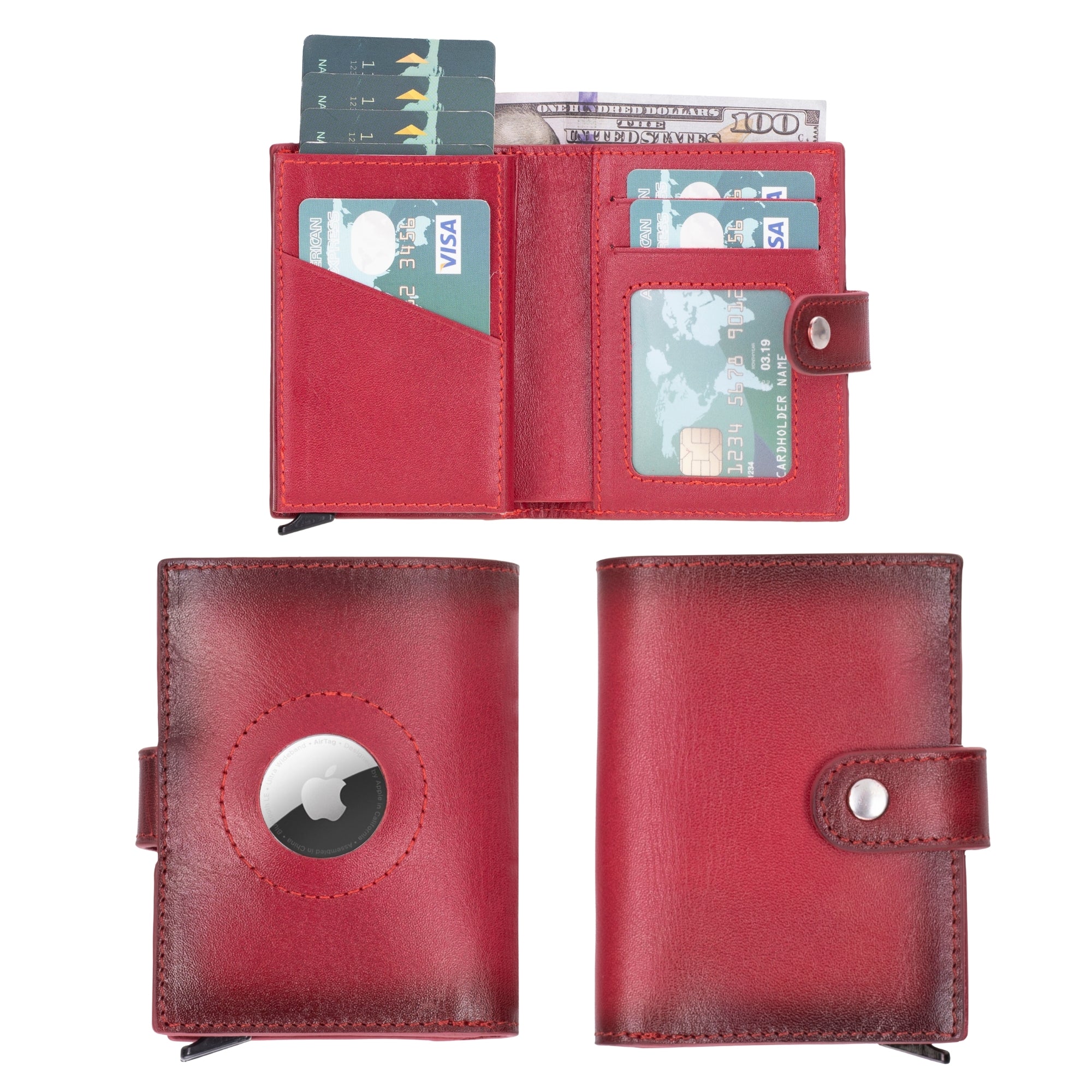 Douglas Leather AirTag Wallet