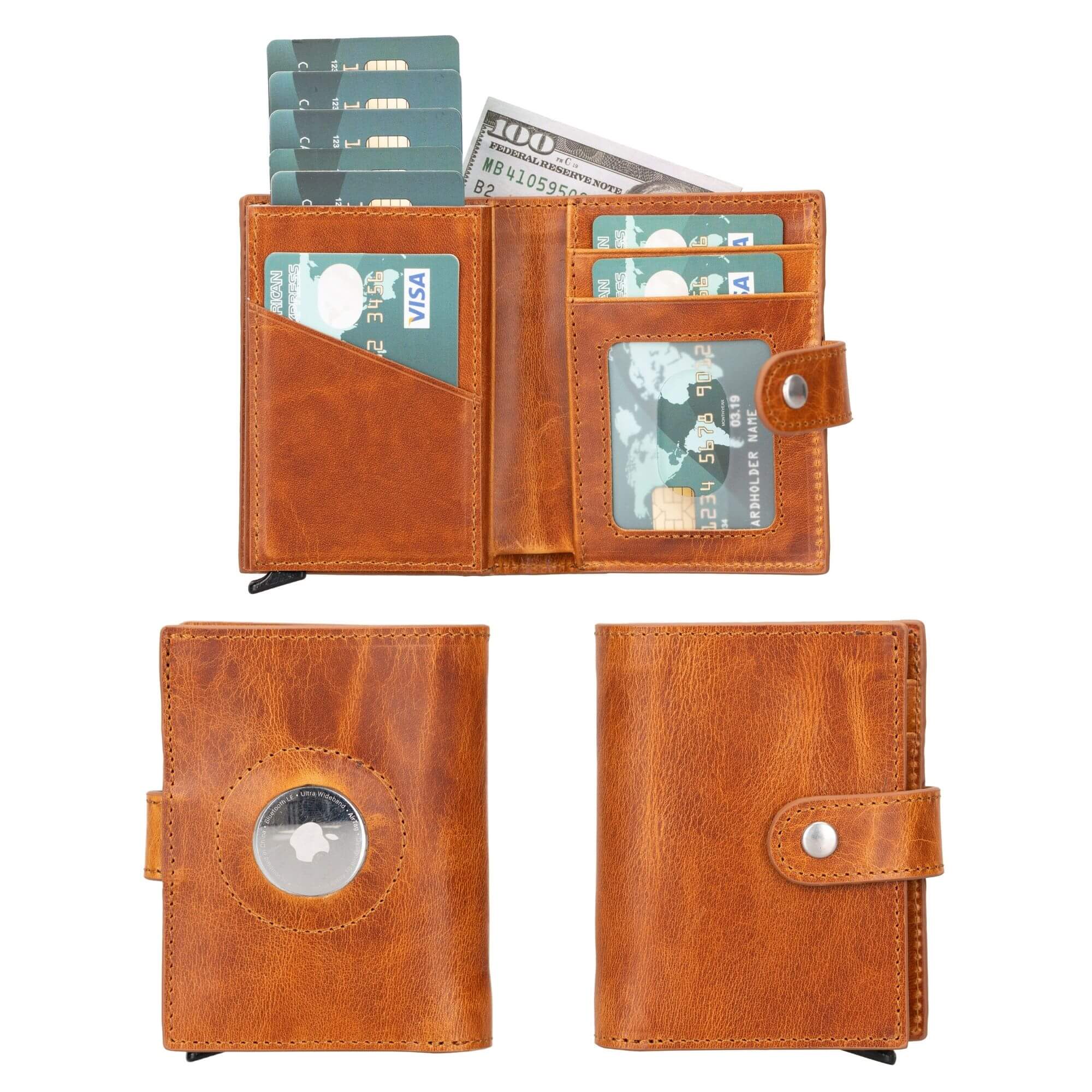 Douglas Leather AirTag Wallet