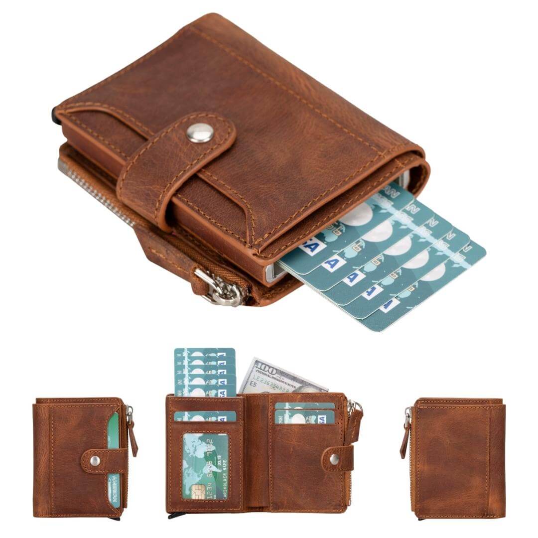 Glenrock Cowhide Pop-Up Wallet